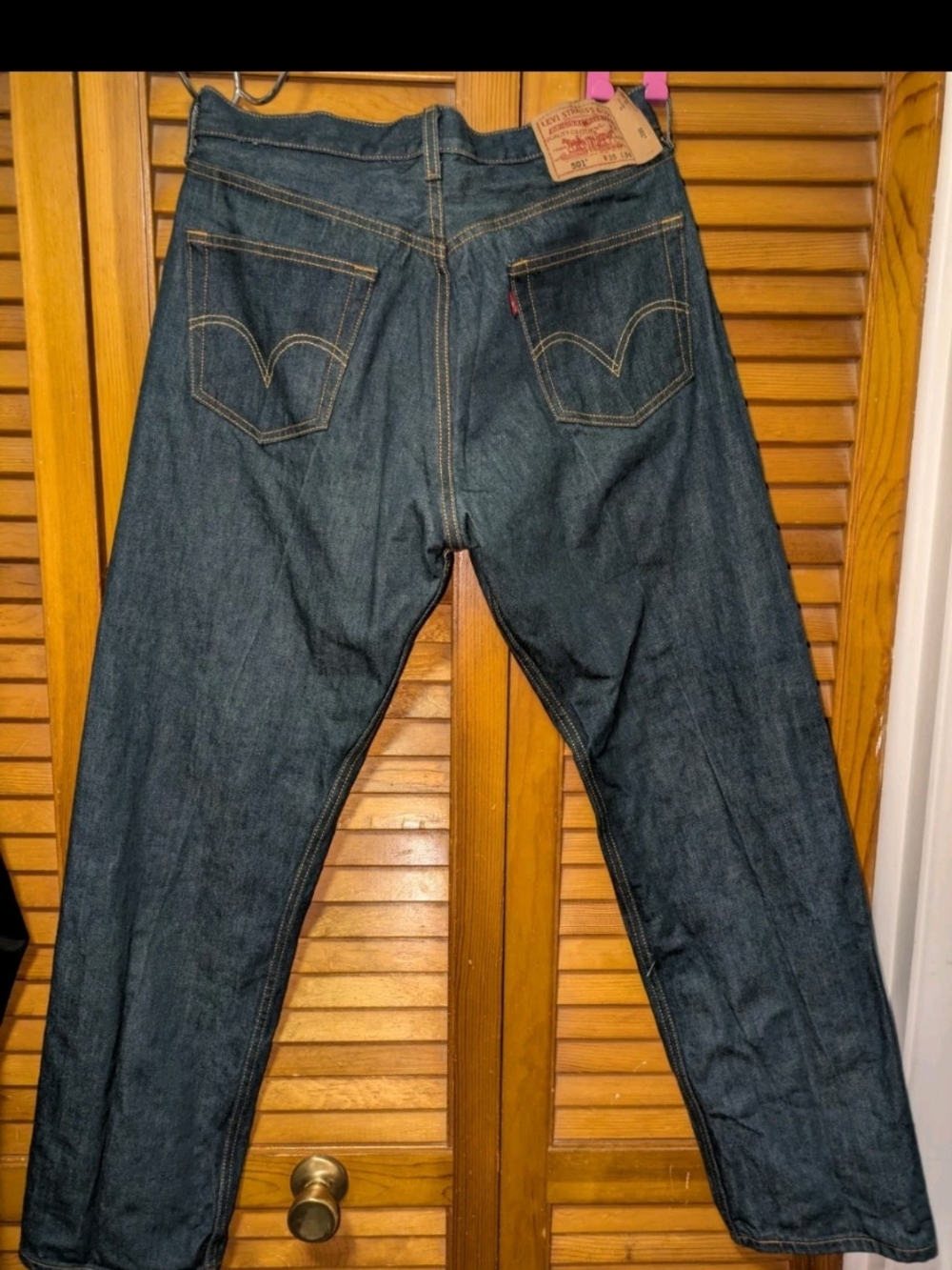 Vintage Original Levi's 501 Straight-Leg Button Fly With Classical Fit 35x34